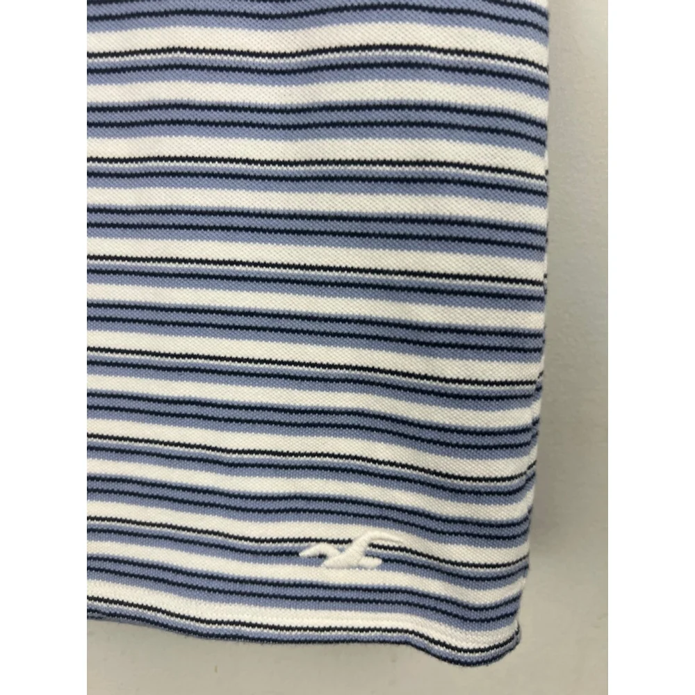 Women's Hollister Striped Mini Skirt Blue/White Size S Ultra High Rise Preppy
